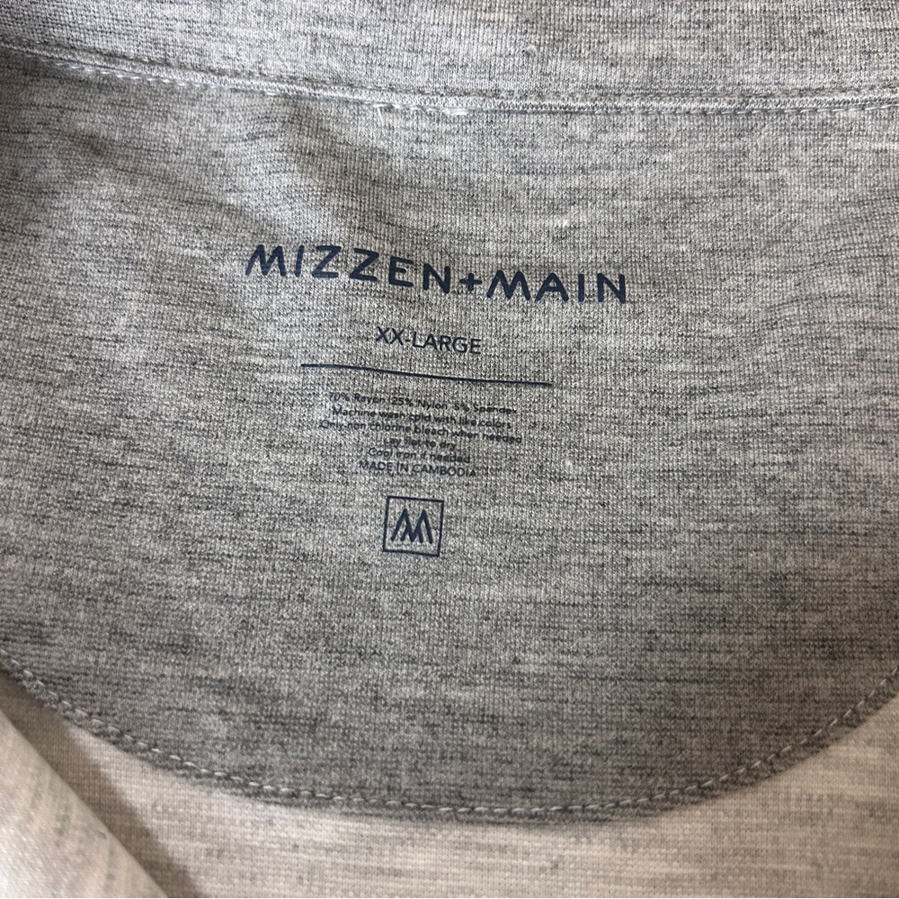MIZZEN + MAIN Pro Flex Men’s Long Sleeve Golf 1/4 Zip Pull Over | XXL - Picture 8 of 9